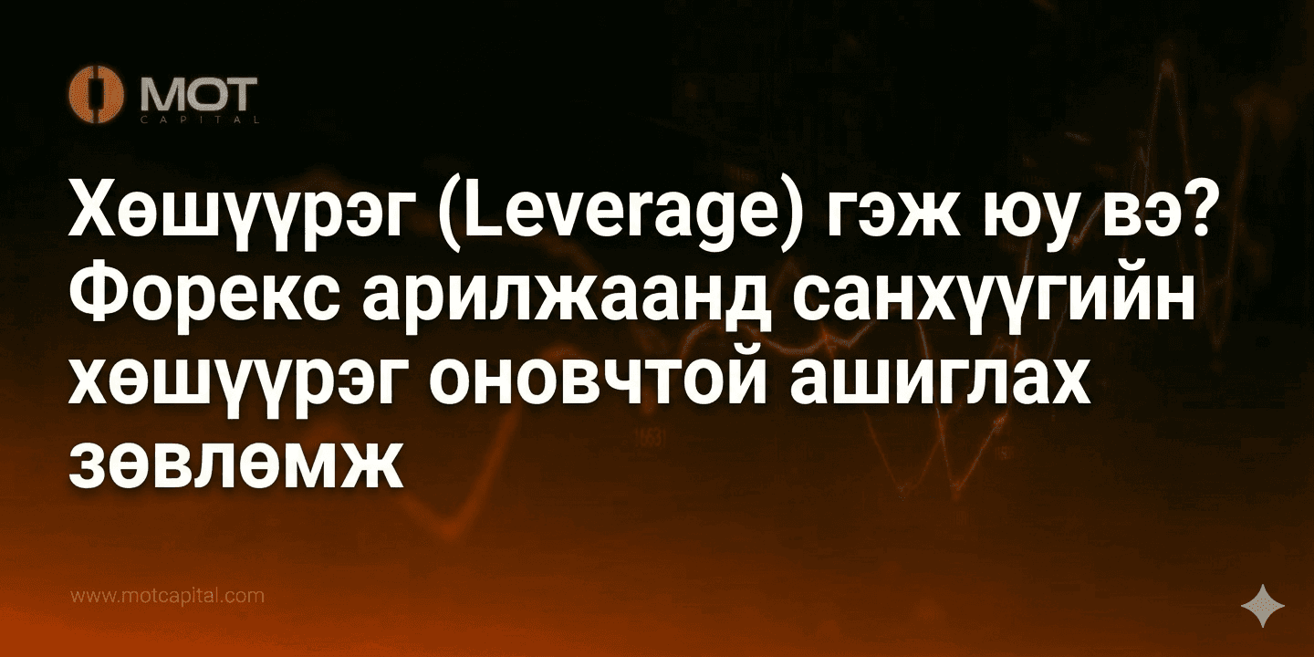 Хөшүүрэг (Leverage) гэж юу вэ? Форекс арилжаанд санхүүгийн хөшүүрэг оновчтой ашиглах зөвлөмж